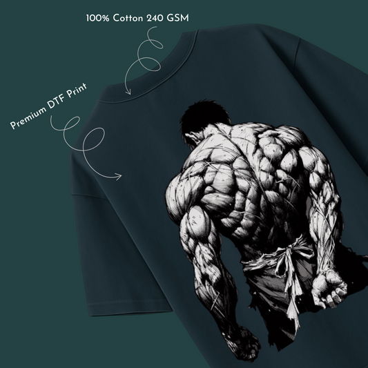 1% Better Drop‑Shoulder Tee – 240 GSM Premium 100% Cotton